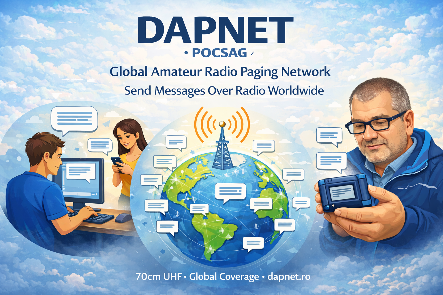 DAPNET – Global Amateur Radio Paging Network (POCSAG)
